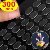 60/120/300pcs Double -sided Glue Pads Adhesive Sticker for Blind Box Landscape Doll Foot Fixed Glue Transparent Seamless Patch