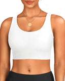 2026 Sport Swim Vest Swimsuit Only Tops Padded Swimwear Women Solid Bathers Bathing Swimming Swim Suit Female