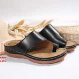 Lightweight Clip Toe Wedge Heel Slippers Women Plus Size 43 Thick Bottom Casual Sandals Woman Outdoor Platform Summer Sandles