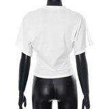 Fashion Casual Solid Gray Cropped T-shirt 2026 Woman Clothes O-neck Corset Tops Streetwear Girls Summer Autumn Short Tee Shirts