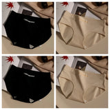 4Pcs/Set Cotton Panties Women Mid Waist Briefs Breathable Intimates Breathable Comfort Underwear M-2XL Soft Panties