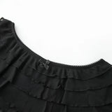 Womens Layered Ruffle Bloomers Bow Low Rise Mini Under Shorts for Dresses Summer Clothes