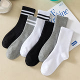 Crew Socks Breathable Mid Tube Sports Socks 3-6 Pairs