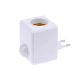 AC85-265V E27 Led Lamp Base with Motion Sensor PIR Human Induction Light Bulb Holder Socket Adapter Converter Adjustable