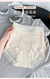 French lightweight underwear, comfortable butt-lifting, seamless extended crotch mulberry silk briefs
