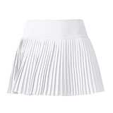 Summer Women Tennis Pleated Skirt With Inner Lining High Waist Double Layer Design Sport Sexy Fitness Yoga Skirts With Pockets