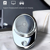 Portable Electric Shaver USB Rechargeable Mini Shave Electric Razor Pocket Shaver Waterproof Shaver Gift for Father Husband
