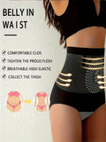 High Waist Tummy Control Shapewear Panties for Women Seamless Body Shaping Underwear Abdomen Slimming Breathable Stretch Briefs
