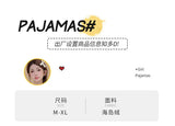 Fashionable Home Pajamas Three-piece Set Island Velvet Pajamas Spring and Autumn Suspenders Sexy Homewear Casual Suit
