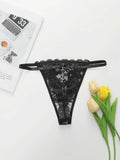 High Quality New Sexy Underwear For Women's Lace Transparent Hollow 3/4 Bra Gathering Steel Ring Push Up Underwear Set HR2634
