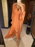 New Sexy Beach Long Maxi Dress Women Beach Cover Up Tunic Pareo White V Neck Dress Robe Swimwear Cover Up Bikini Beachwear V2623