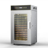 Premium 18 Layers Stainless Steel Food Dehydrator for Commercial  Home Use Adjustable Efficient Drying for Fruits Meat Herbs