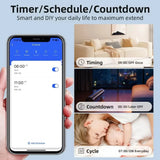 WIFI/ZigBee Smart Mini Smart Light Switch 2 Way Control Breaker Relay 16A Smart Life APP Voice Control For Tuya Alexa Google