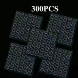 60/120/300pcs Double -sided Glue Pads Adhesive Sticker for Blind Box Landscape Doll Foot Fixed Glue Transparent Seamless Patch