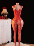 Transparent Sexy Bodysuit For Women Teddy Hot Full Bodystockings Romantic Crotchless One Piece Erotic Lingerie