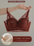 Tight Fit French Lace Bra for Small Bust - Comfort Lift Anti Sagging, Sexy Lace Back & Thin Strap Lingerie MOYISU Sexy Bras AB