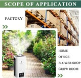 Industrial humidifier large capacity fog disinfectant sprayer large commercial supermarket vegetable and fruit preservation 110V