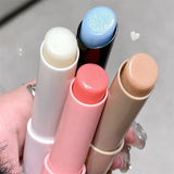 Rabbit Moisturizing Lip Balm Purple Rose Tint Crystal Jelly Colored Anti-chapped Lip Care Smoothens LipLines Base Clear Lipstick