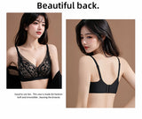 Japanese Sexy Spitze Büstenhalter ohne Bügel, Push Up für kleine Brust, Seitlich glättend, Anti-Sagging, Neu Bestseller MOYISU B