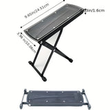 Pedicure Foot Rest Stand Beauty Footrest for Pedicures Toenail Care Stand with Non-Slip Rubber Adjustable Foot Pedal
