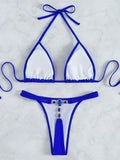 2026 Micro G String Diamond Bikini Women Swimsuit Female Triangle Swimwear Two Pieces Bikini Set Halter Bather Bathing Suit Swim