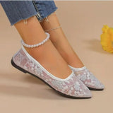 Women Flat Shoes 2026 New Summer Flat Sneakers Women Mary Jane Shoes Breathable Mesh Ballet Loafers Shoes Zapatos De Mujer