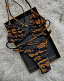 Cut Out One Piece Swimsuit with Skirt Women Hollowen Swimwear Monokini Patchwork Bodysuit Bathing Suit Beach Wear