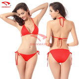 Summer Beach Bandage Bikini Sets Womens Sexy Swimwear Micro Bikini Set Tie Side G-String Thong Beachwear Swimsuit Bathing Suits