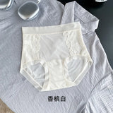 French lightweight underwear, comfortable butt-lifting, seamless extended crotch mulberry silk briefs