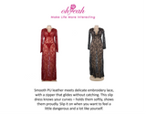 Plus Size Floral Lace Nightgown for Women Maxi Maternity Dress Big Size Beach Cover Up Swimwear Sheer Long Sleepwear Gown
