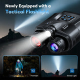USB Rechargeable 4K Night Vision Binoculars Infrared