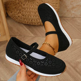 White Hollow Out Platform Sneakers Women 2025 Plus Size 36-43 Breathable Sports Shoes Woman Comfort Non Slip Walking Flats Mujer
