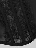 Sexy Lace Fishbone Corset Waist Cincher Casaul Style Tight Camisole Vest Outerwear For Women Backless Sleeveless Charming NPNV