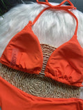 Sexy Folds Bikini Set Solid Micro Bikinis Women Swimsuit Female Triangle Swimwear Beach Wear Bathing Suit