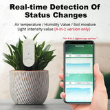 Zigbee Soil Moisture Tester Meter Tuya Smart Life Hygrometer Temperature Soil Fertility Sensor For Z2M Automation Irrigation