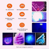 UV Nail Lamp, Foot Switch LED Linear Lamp, Gooseneck Flash Curing Lamp, Nail Drying Lamp with Desktop Clamp