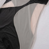2025 Summer New Sexy Bag Hip Tank Mini Dress Fashion Slant Shoulder Pure Desire Mesh Temptation Dress Elegant 2025 New Tops VEP8