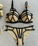 Cute Sweet Pure Desire Bralette Set for Women Wireless Push Up Bra Small Chest Summer Lace Lingerie New Style Free Ship MOYISU