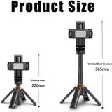 Roreta Tripod for Smartphone and Camera,Stand with Wireless Bluetooth,Selfie Stick brackets with Phone Holder for Vlog/Video