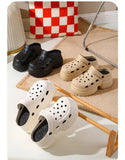 Women Platform Slippers Fashion Clogs Soft EVA Summer High Heel Shoes Thick Sole Female Street Wedges Sandals Home Beach Slides