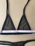 DEKA Women's Mini Micro Exotic Bikini Hot Sexy Bandage Bra + G-Strings Thong Open Crotch Erotic Lingerie Underwear Swimsuit Sets