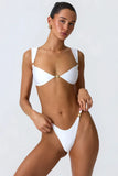 2024 New Sexy Bikinis Solid Push UP Swimwear Women Swimsuit Brazilian Bikini Set Hollow Out Beachwear Thong Biquini Female