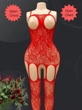Crotchless Bodysuits Pornographic Bodystocking For Sex Bold Body Suit Super Hot Open Bra Erotic Costumes Sexy Fishnet Lingerie