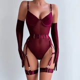 Romantic Bodysuits Sexy Suit Lingerieset Dames Tight Adult Couples Lingerie for Sex Bilizna Sexy Women Underwear Uncensored Vs