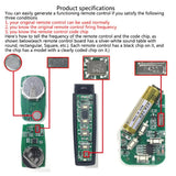 433MHz Auto Copy Remote Control Electric Garage Door Opener Remote Controller Duplicator Clone Cloning Code 4 Keys Transmitter
