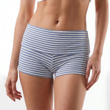 Women's Fold Over Mini Shorts Summer Fashionable Causal High Waist Bodycon Skinny Shorts Striped/Solid Color Short Pants