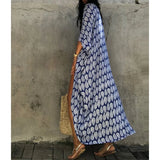7 Colors Leaves Printed With Belt Half Sleeve Tunic Beach Cover Up Cover-ups Beach Dress Beach Wear Beachwear Female Women V4511