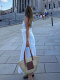 Foridol White One Shoulder Autumn Cotton Dress Women Winter Casual Dress Vestidos Maxi New Embroidery Boho Beach Dress Holiday