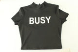 Ahagaga Women's Basic Sexy O-neck Slim Letter Printed T-shirts Short Sleeve Fashion Casual Solid Sheath Tops Tees Blusas Female