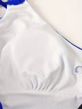 ZTVitality Sexy Patchwork Backless One-piece Swimsuit 2024 New Biquini Women Swimwear Summer Beachwear Brazilian